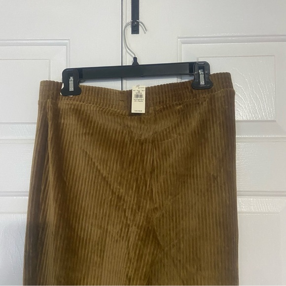 aerie Brown Corduroy Flare Pants - Picture 3 of 6
